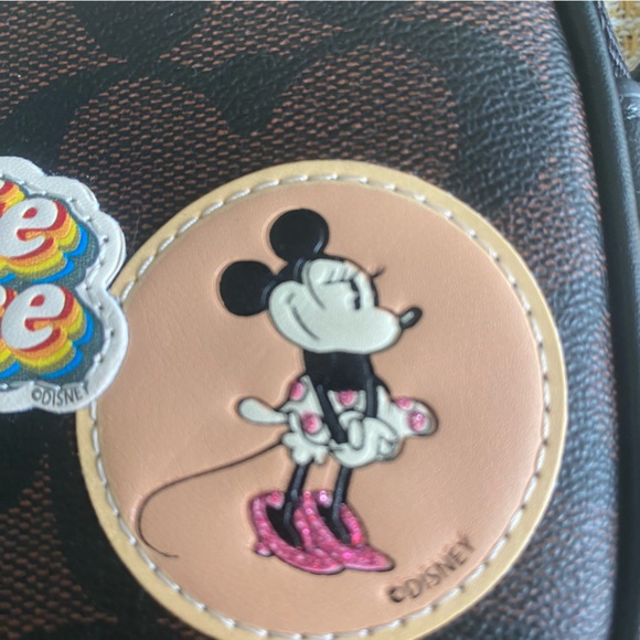 Coach Mickey House print square backpack - Picture 5 of 7